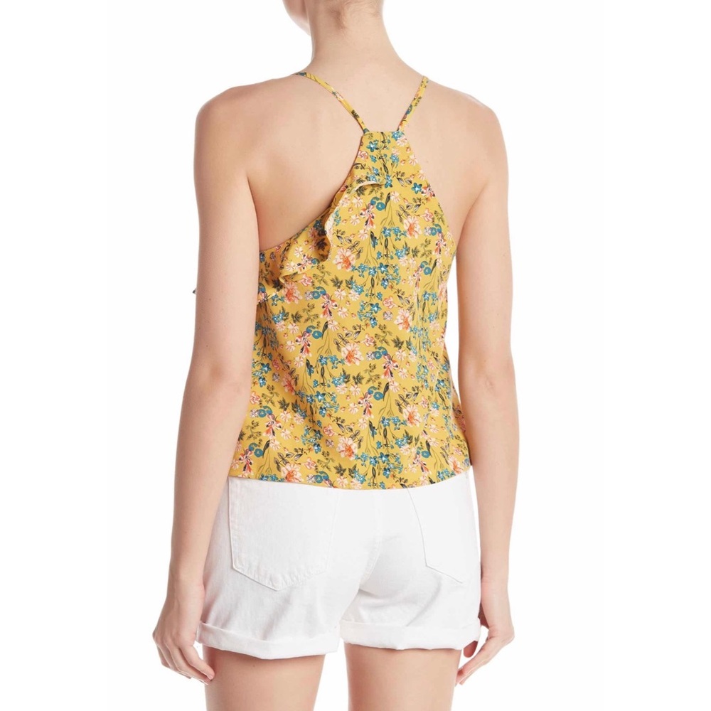 Code x Mode Floral Ruffle V-Neck Tank Top - Picture 2 of 6